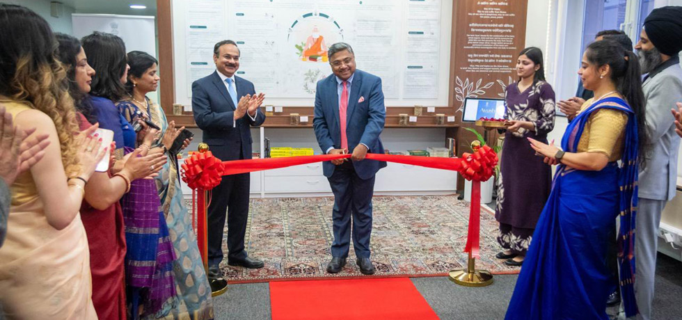 Secretary (West) Amb. Sibi George inaugurated AYUSH Information Cell in the Embassy.